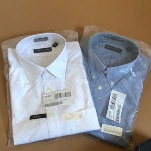 New in package men’s Kenneth Gordon dress shirts